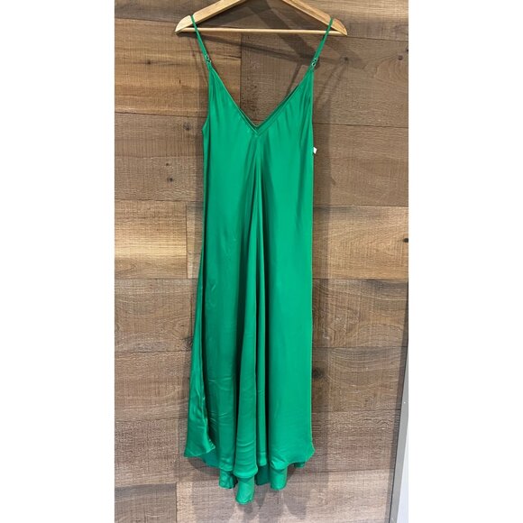 L'AGENCE GREEN LORRAINE TRAPEZE DRESS size XS NWOT - Picture 4 of 7
